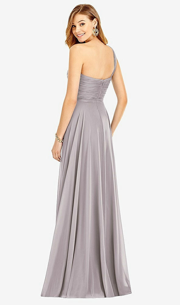 Back View - Cashmere Gray After Six Bridesmaid Dress 6751