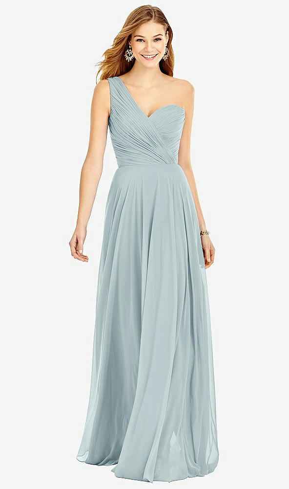 Front View - Morning Sky After Six Bridesmaid Dress 6751