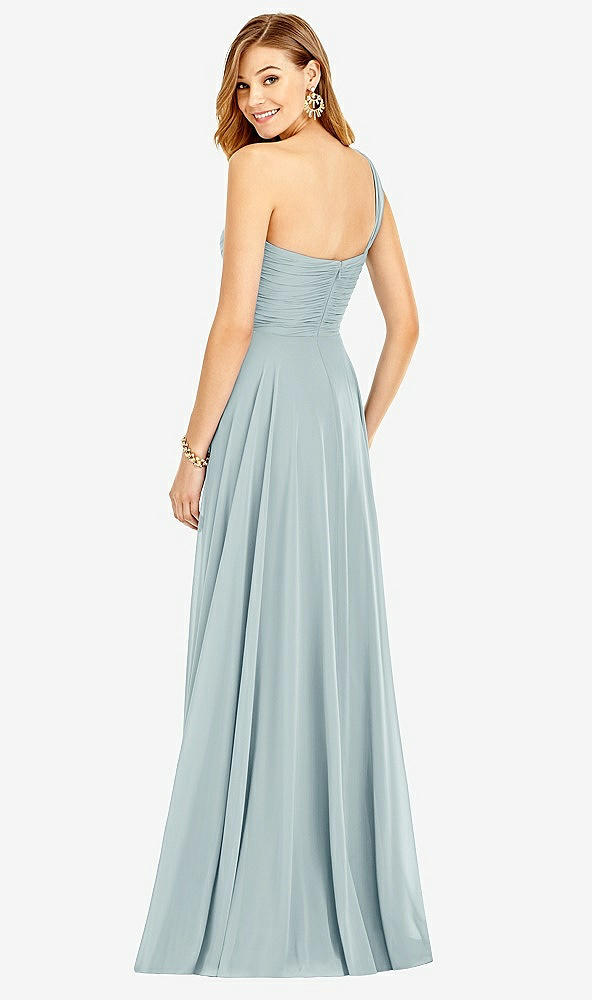 Back View - Morning Sky After Six Bridesmaid Dress 6751