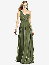 Front View Thumbnail - Olive Green After Six Bridesmaid Dress 6751