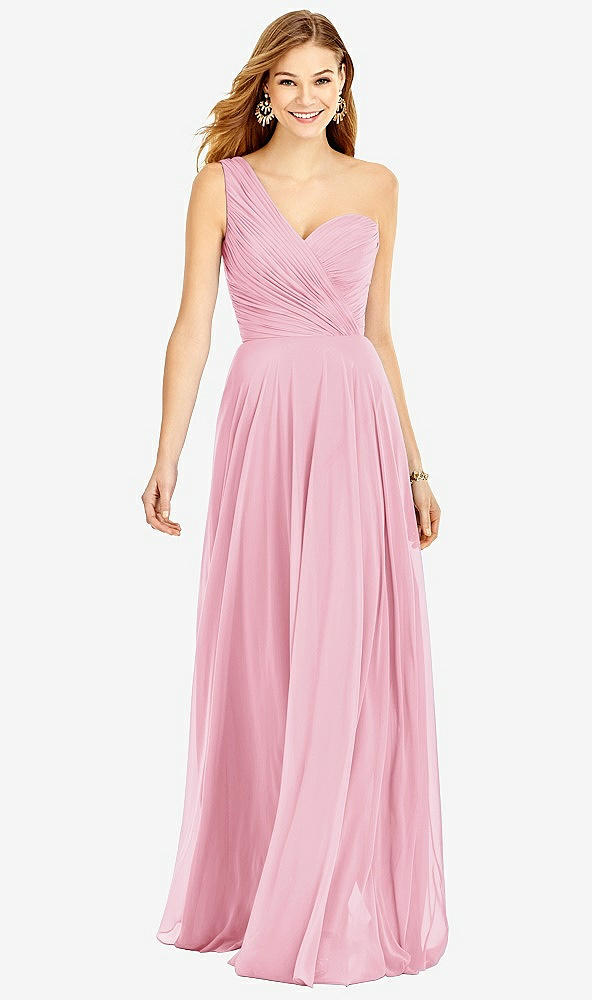 Front View - Peony Pink After Six Bridesmaid Dress 6751