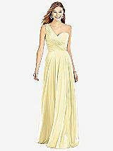 Front View Thumbnail - Pale Yellow After Six Bridesmaid Dress 6751