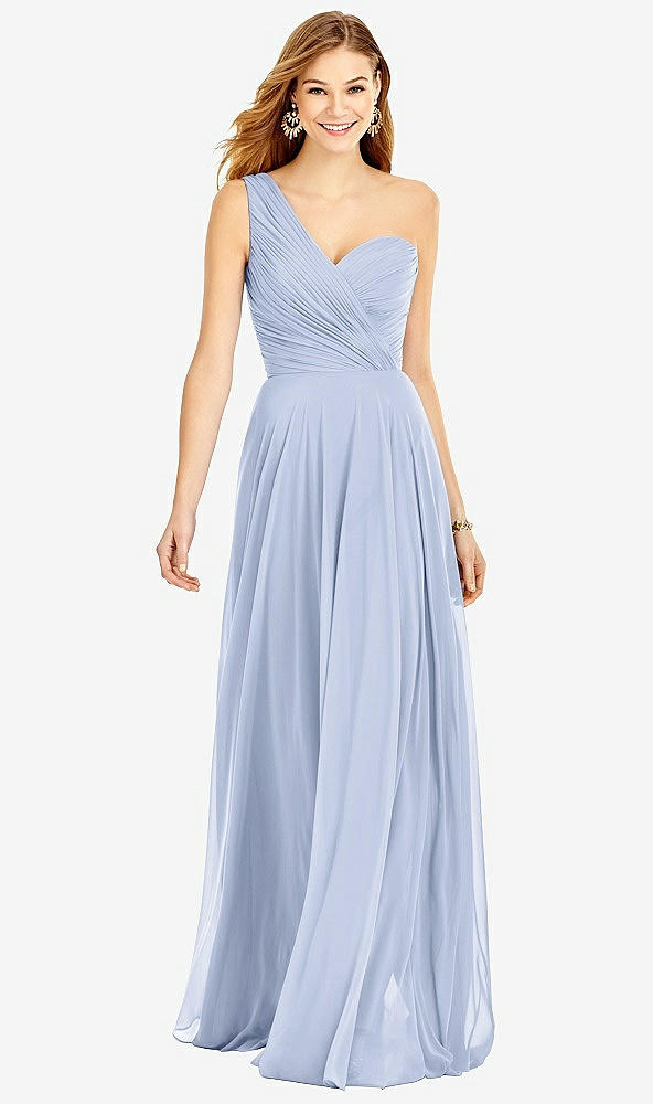 Front View - Sky Blue After Six Bridesmaid Dress 6751