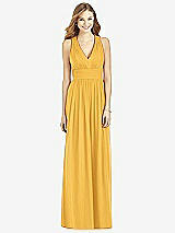 Front View Thumbnail - NYC Yellow After Six Bridesmaid Dress 6752