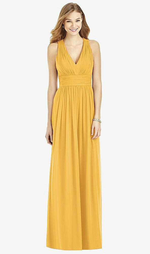 Front View - NYC Yellow After Six Bridesmaid Dress 6752