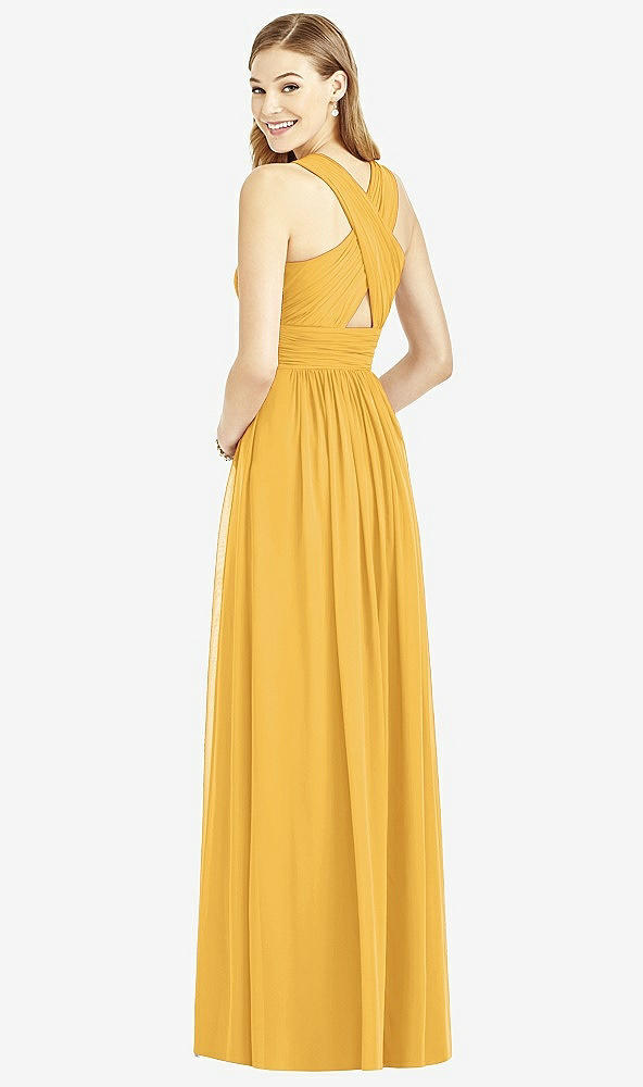 Back View - NYC Yellow After Six Bridesmaid Dress 6752