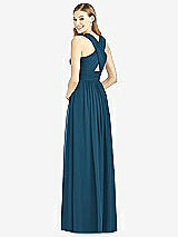 Rear View Thumbnail - Atlantic Blue After Six Bridesmaid Dress 6752