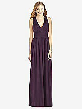 Front View Thumbnail - Aubergine After Six Bridesmaid Dress 6752