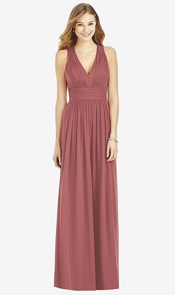 Front View - English Rose After Six Bridesmaid Dress 6752