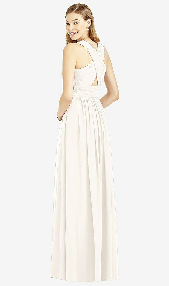 Back View - Ivory After Six Bridesmaid Dress 6752
