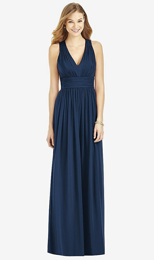 Front View - Midnight Navy After Six Bridesmaid Dress 6752