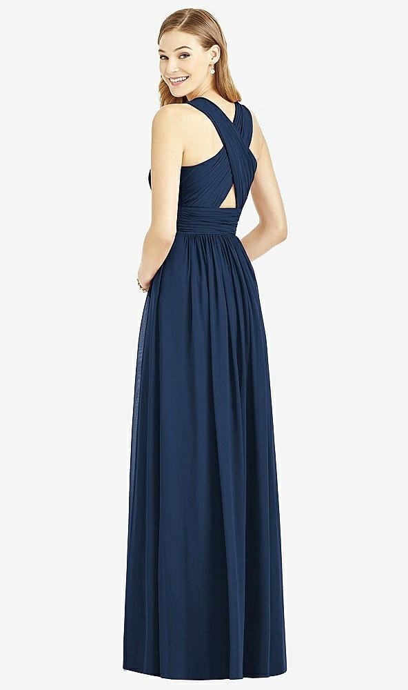 Back View - Midnight Navy After Six Bridesmaid Dress 6752