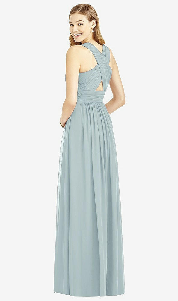 Back View - Morning Sky After Six Bridesmaid Dress 6752