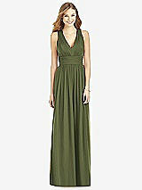 Front View Thumbnail - Olive Green After Six Bridesmaid Dress 6752