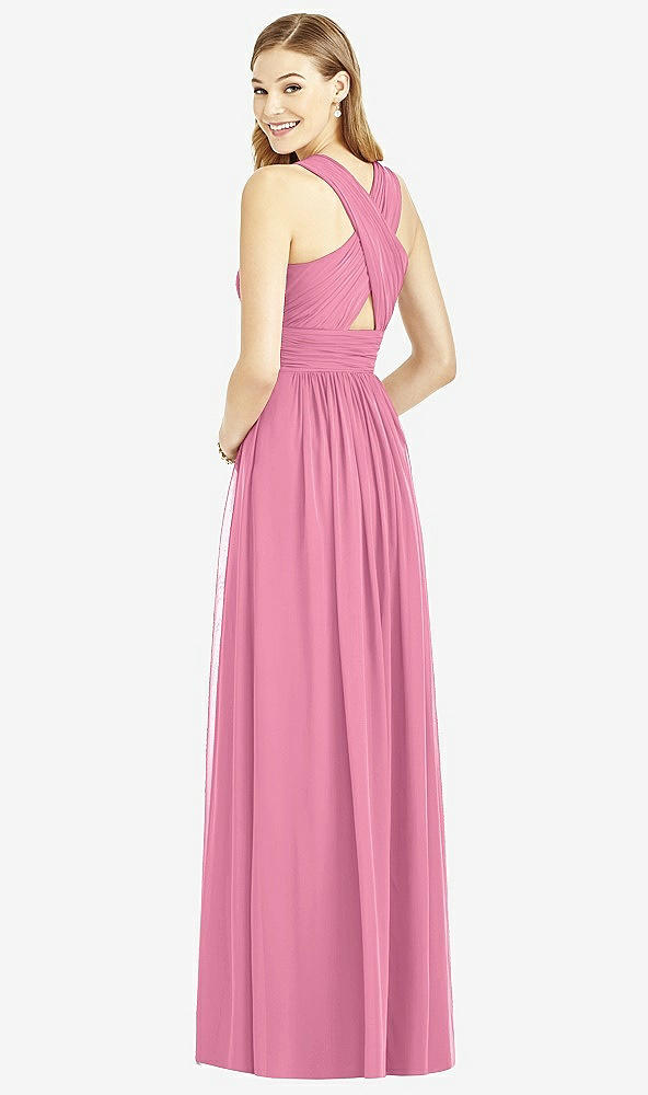 Back View - Orchid Pink After Six Bridesmaid Dress 6752