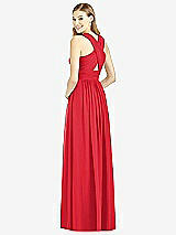 Rear View Thumbnail - Parisian Red After Six Bridesmaid Dress 6752