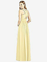 Rear View Thumbnail - Pale Yellow After Six Bridesmaid Dress 6752