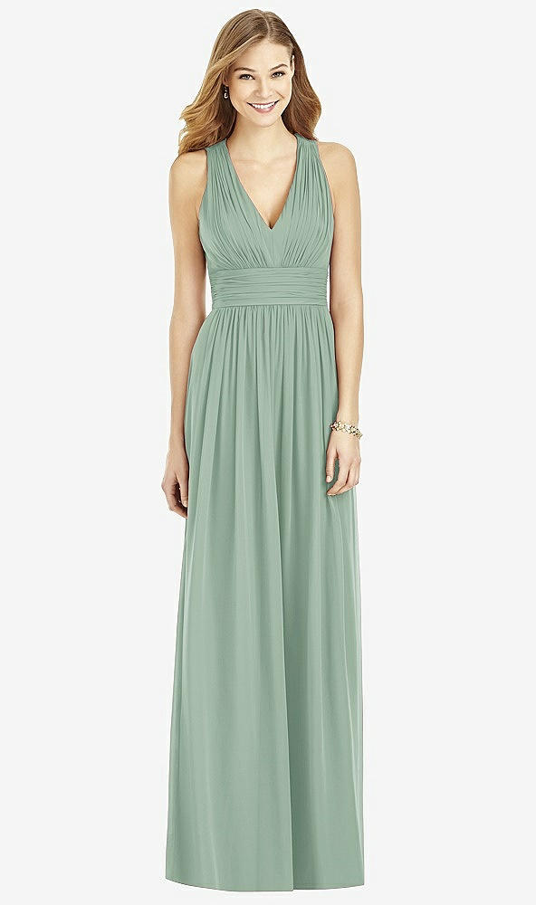 Front View - Seagrass After Six Bridesmaid Dress 6752