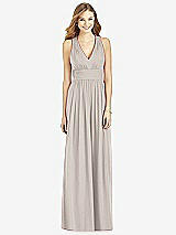 Front View Thumbnail - Taupe After Six Bridesmaid Dress 6752