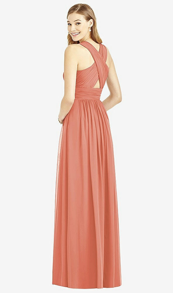 Back View - Terracotta Copper After Six Bridesmaid Dress 6752