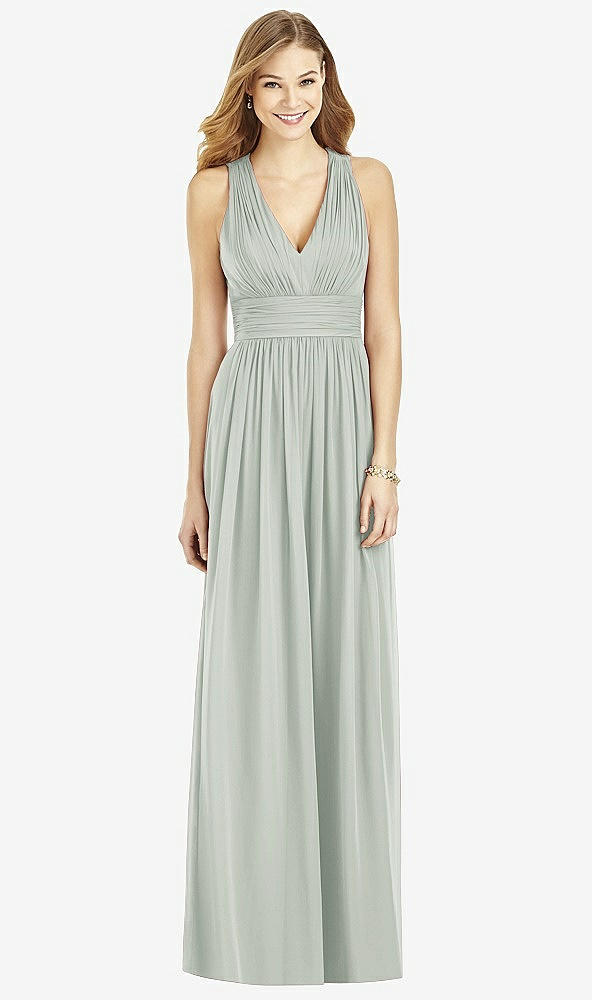 Front View - Willow Green After Six Bridesmaid Dress 6752