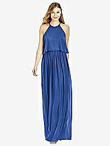 Front View Thumbnail - Classic Blue After Six Bridesmaid Dress 6753