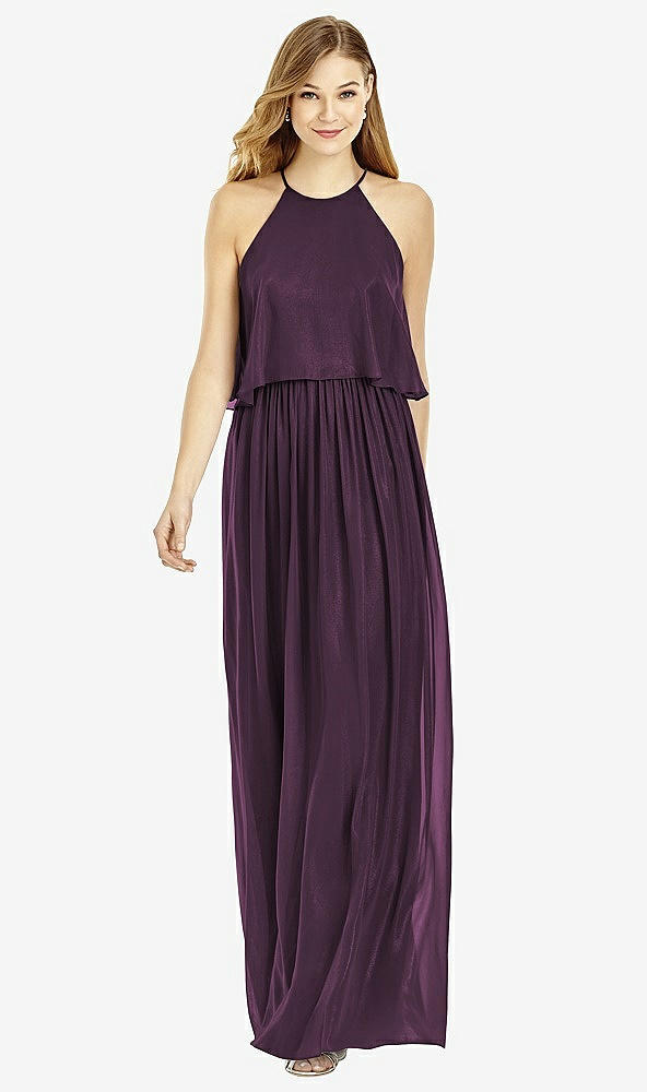 Front View - Aubergine After Six Bridesmaid Dress 6753