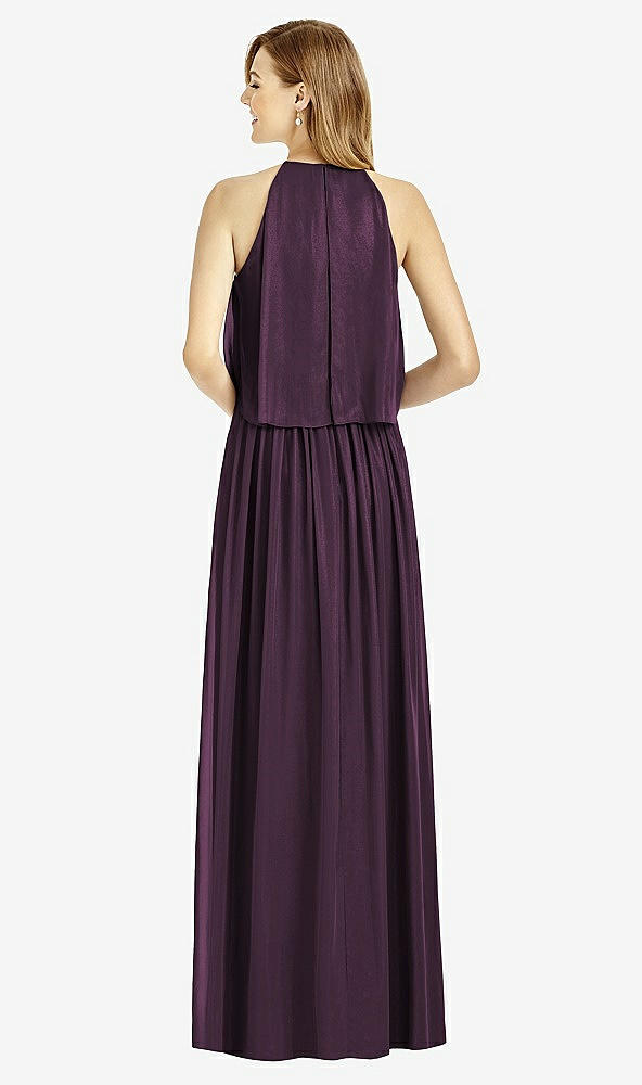 Back View - Aubergine After Six Bridesmaid Dress 6753