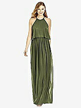 Front View Thumbnail - Olive Green After Six Bridesmaid Dress 6753