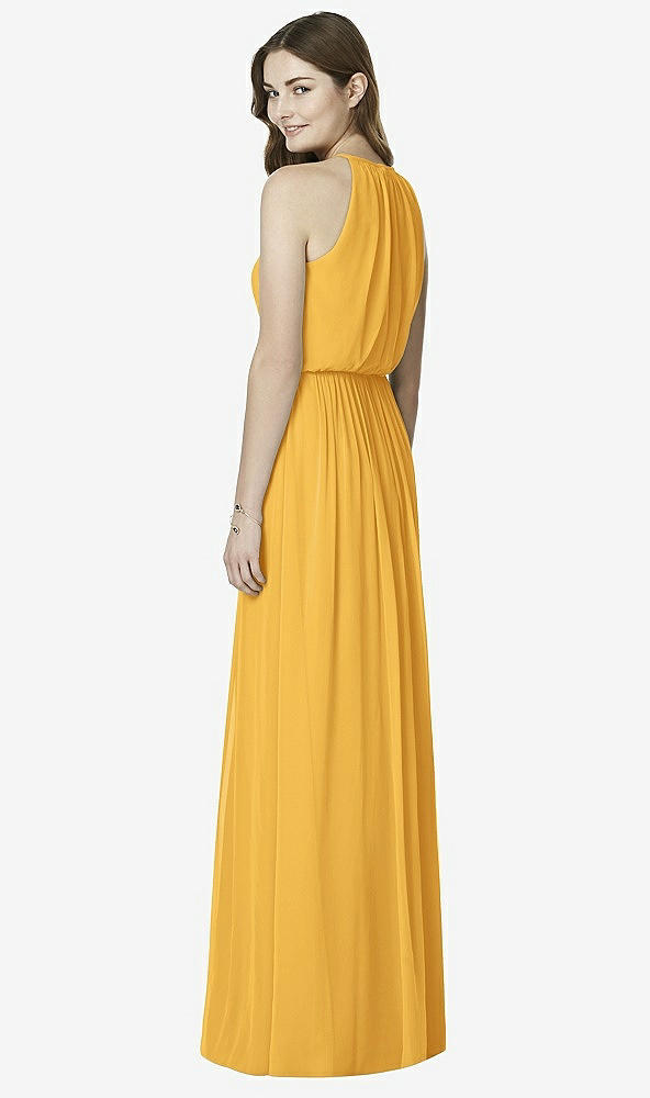 Back View - NYC Yellow After Six Bridesmaid Dress 6754