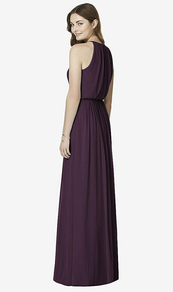 Back View - Aubergine After Six Bridesmaid Dress 6754