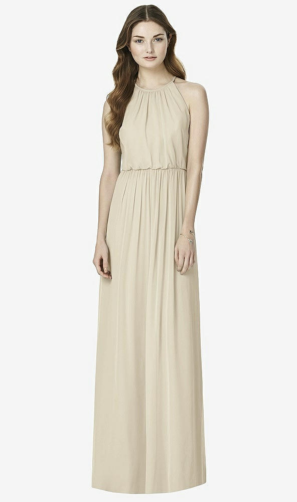 Front View - Champagne After Six Bridesmaid Dress 6754