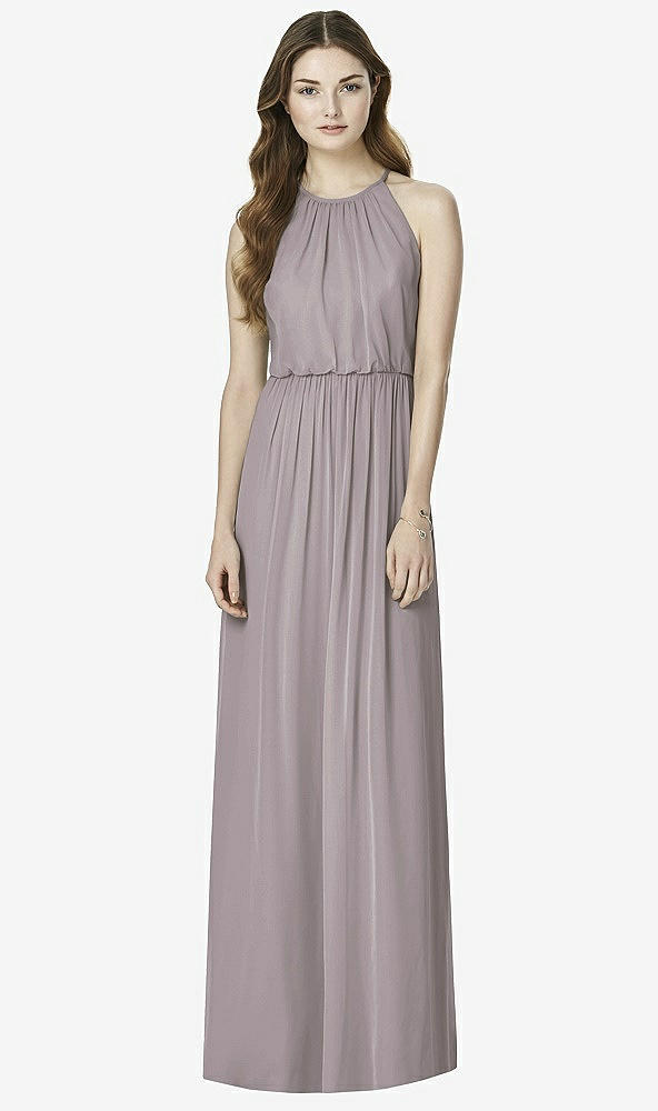 Front View - Cashmere Gray After Six Bridesmaid Dress 6754