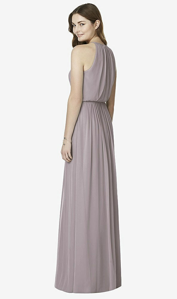 Back View - Cashmere Gray After Six Bridesmaid Dress 6754