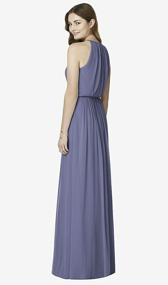 Back View - French Blue After Six Bridesmaid Dress 6754