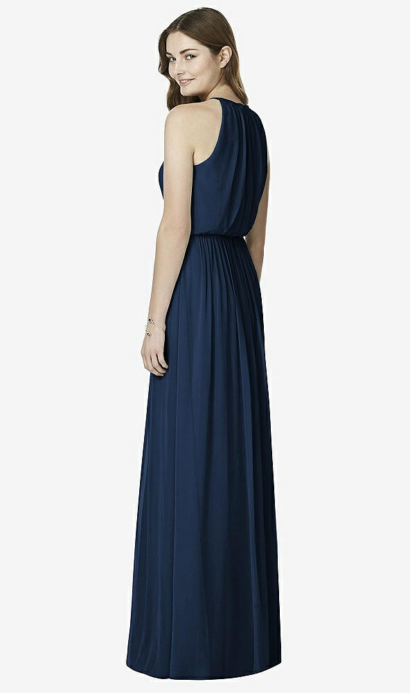 Back View - Midnight Navy After Six Bridesmaid Dress 6754