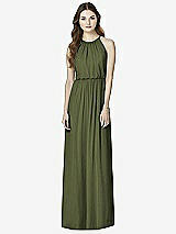 Front View Thumbnail - Olive Green After Six Bridesmaid Dress 6754