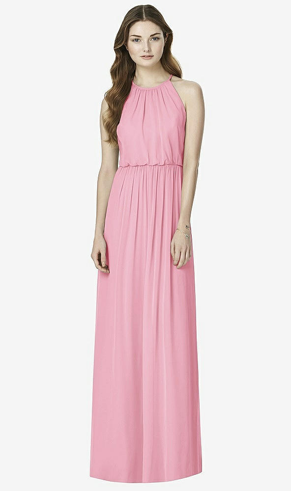 Front View - Peony Pink After Six Bridesmaid Dress 6754