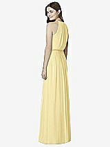 Rear View Thumbnail - Pale Yellow After Six Bridesmaid Dress 6754