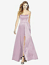 Front View Thumbnail - Suede Rose After Six Bridesmaid Dress 6755