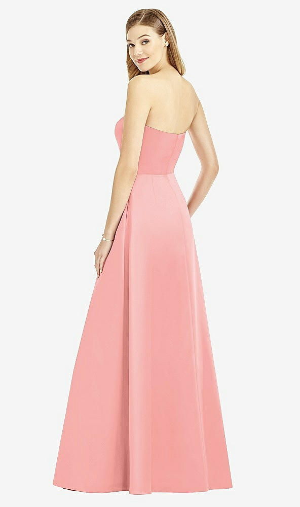 Back View - Apricot After Six Bridesmaid Dress 6755