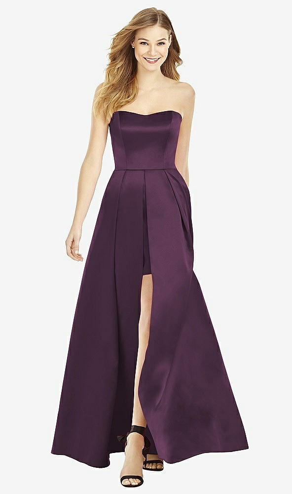 Front View - Aubergine After Six Bridesmaid Dress 6755