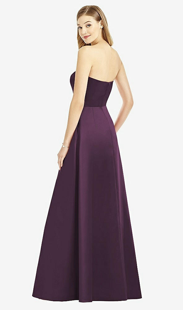 Back View - Aubergine After Six Bridesmaid Dress 6755