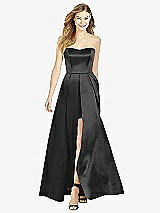 Front View Thumbnail - Black After Six Bridesmaid Dress 6755