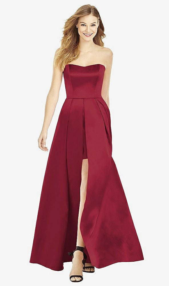 Front View - Burgundy After Six Bridesmaid Dress 6755