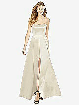 Front View Thumbnail - Champagne After Six Bridesmaid Dress 6755