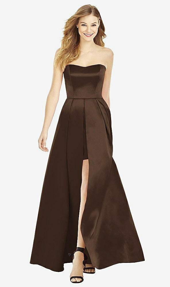 Front View - Espresso After Six Bridesmaid Dress 6755