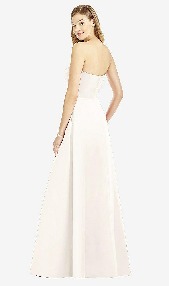 Back View - Ivory After Six Bridesmaid Dress 6755