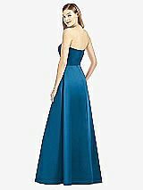Rear View Thumbnail - Ocean Blue After Six Bridesmaid Dress 6755