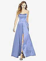 Front View Thumbnail - Periwinkle - PANTONE Serenity After Six Bridesmaid Dress 6755